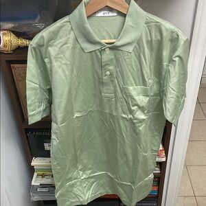 Vintage Golden Arrow Green Polo Shirt